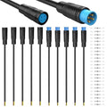 eBike Electrical Cable Julet 4 Pin Connector eBike Extension Cable M/F - 8"