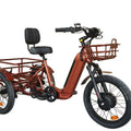 BREEZY Electric Trike 3 Wheel eBike 20" X 4" GTX - 48v 500 w Fat Tire Electric Tricycle - Trike eBike - BREEZ|COPPE|2869 eBike Super Shop