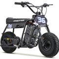Black eMOTO Stomp Ebox Dragster Micro Electric Pit Bike with SM Wheels, product image, model 936924