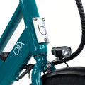 Blix Packa Genie Step-Thru electric cargo eBike, 750W motor, shown with cargo rack and step-through frame, side view, white background.