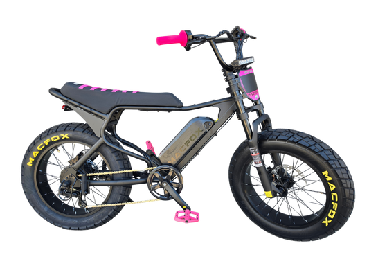 eBike Macfox X7 - Pink & Black - Ready to Ride