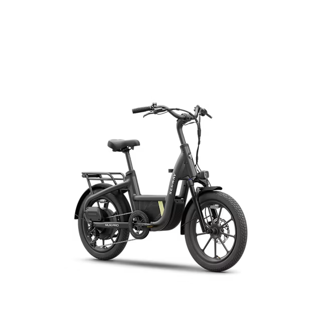 Segway Muxi Pro electric scooter in anthracite color, side view, displayed on a white background.