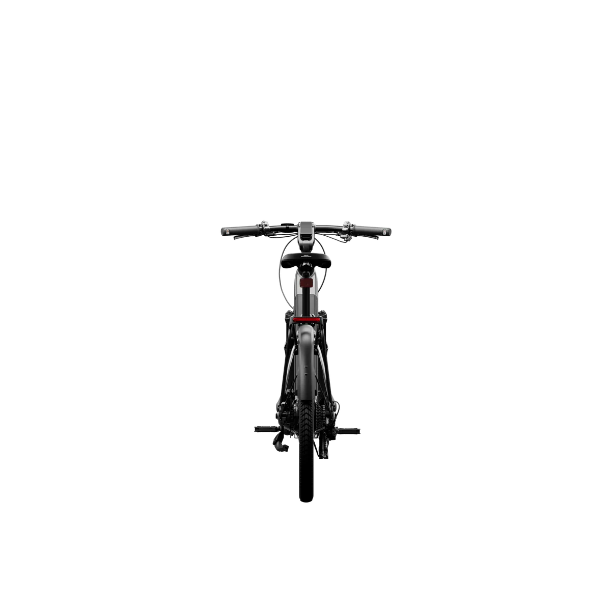 Electric bike Segway Myon, side view, black frame, thick tires, modern design, displayed on a white background.