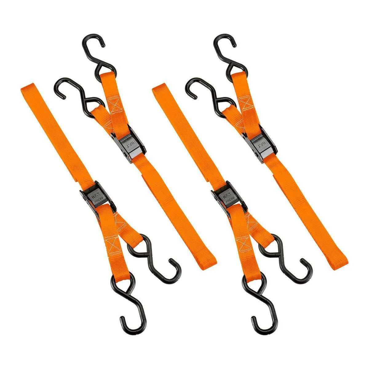 eBike Cam Buckle Tie Downs - 6'x1" 4pk
