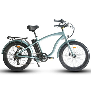 Coastal Cruiser 52v 24 Over 750W Step Over Ebike 24x3 Fat Tire Fat Tire Cruiser - Fat Tire eBike - COAST|FATT|GREY|0009 eBike Super Shop