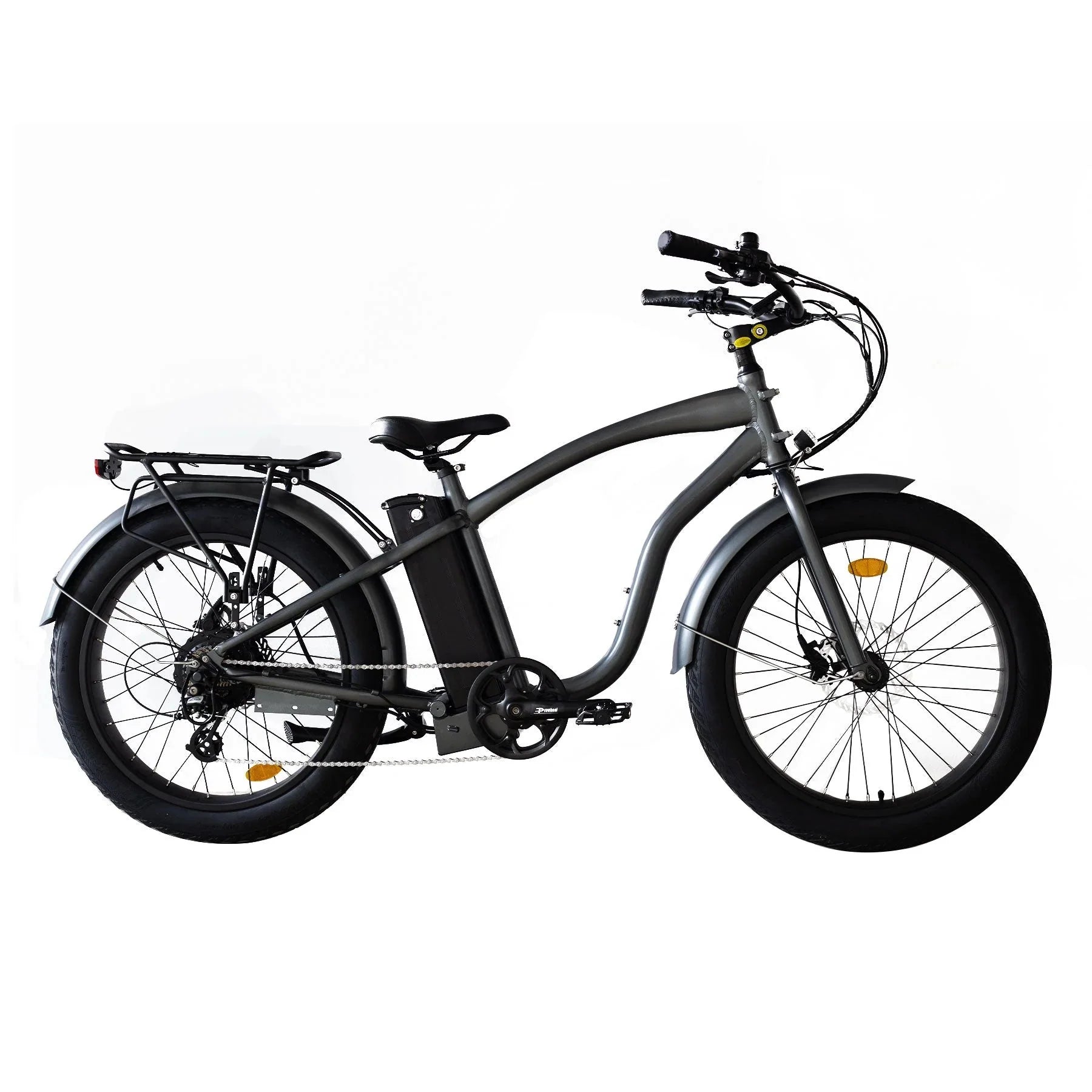 Coastal Cruiser 52v 24 Over 750W Step Over Ebike 24x3 Fat Tire Fat Tire Cruiser - Fat Tire eBike - COAST|FATT|SAND|0011 eBike Super Shop