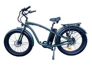 Coastal Cruiser 52v 26 Over 750W Step Over Ebike 26x4 Fat Tire Cruiser - Fat Tire eBike - COAST|FATT|GREY|0012 eBike Super Shop