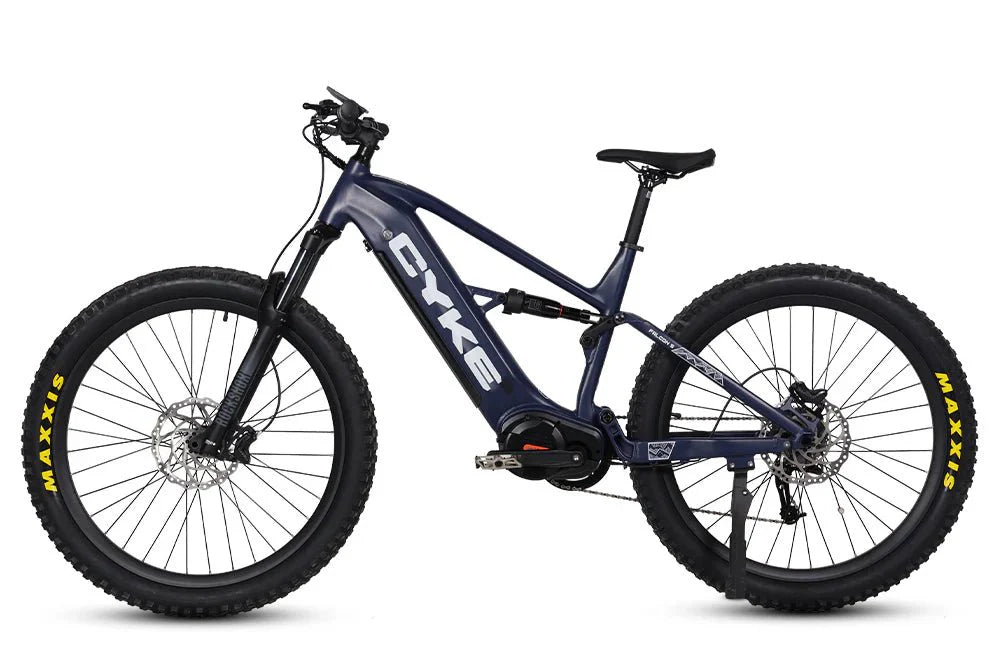 CYKE Electric Mountain eBike Falcon S - 48v 1000 w eMTB Trail Bike - Mountain eBike - CYKE|BLUE|2606 eBike Super Shop