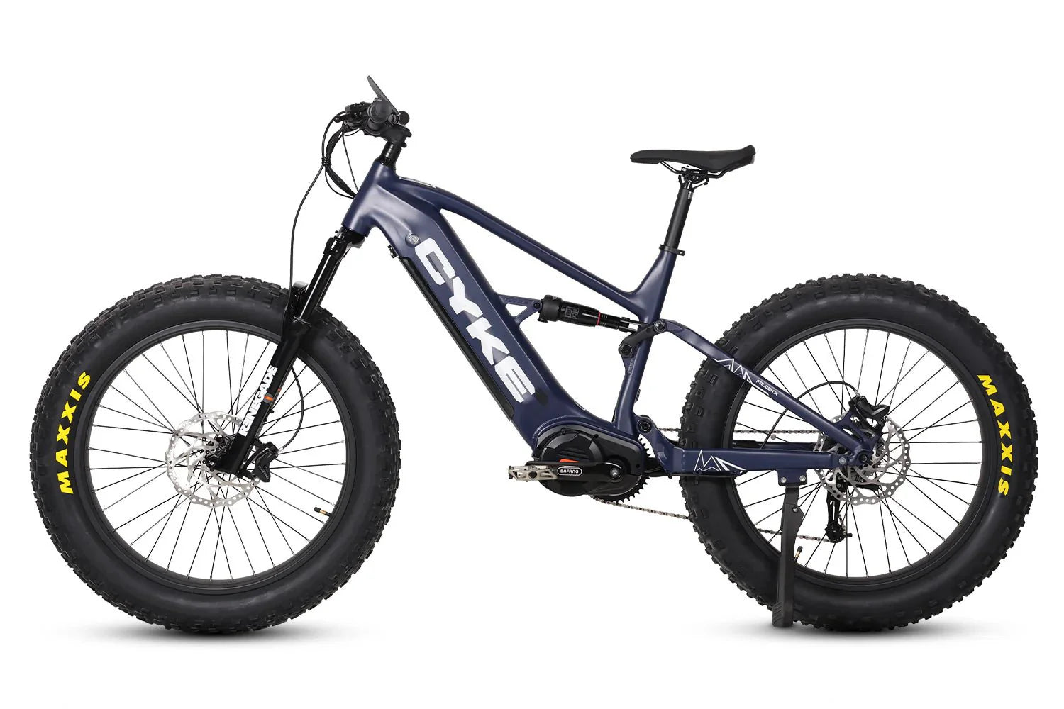 CYKE Electric Mountain eBike Falcon X - 48v 1000 w Electric Fat Tire Mountain eBike - Mountain eBike - CYKE|BLUE17IN|2614 eBike Super Shop