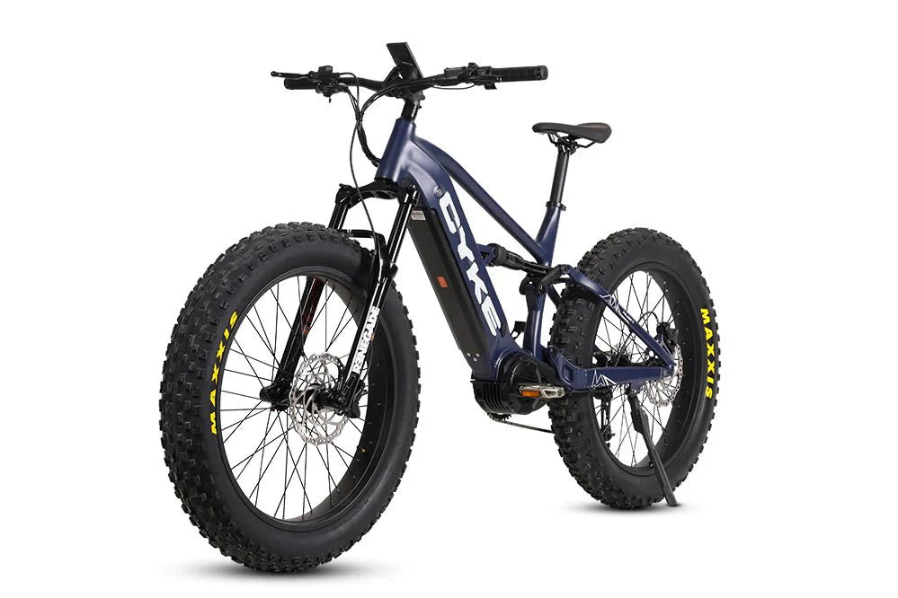 CYKE Electric Mountain eBike Falcon X - 48v 1000 w Electric Fat Tire Mountain eBike - Mountain eBike - CYKE|GREEN17IN|2612 eBike Super Shop
