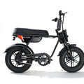 Black eBike Rictor Flexx packaged in a large box, product image for regular IoT and non-IoT models