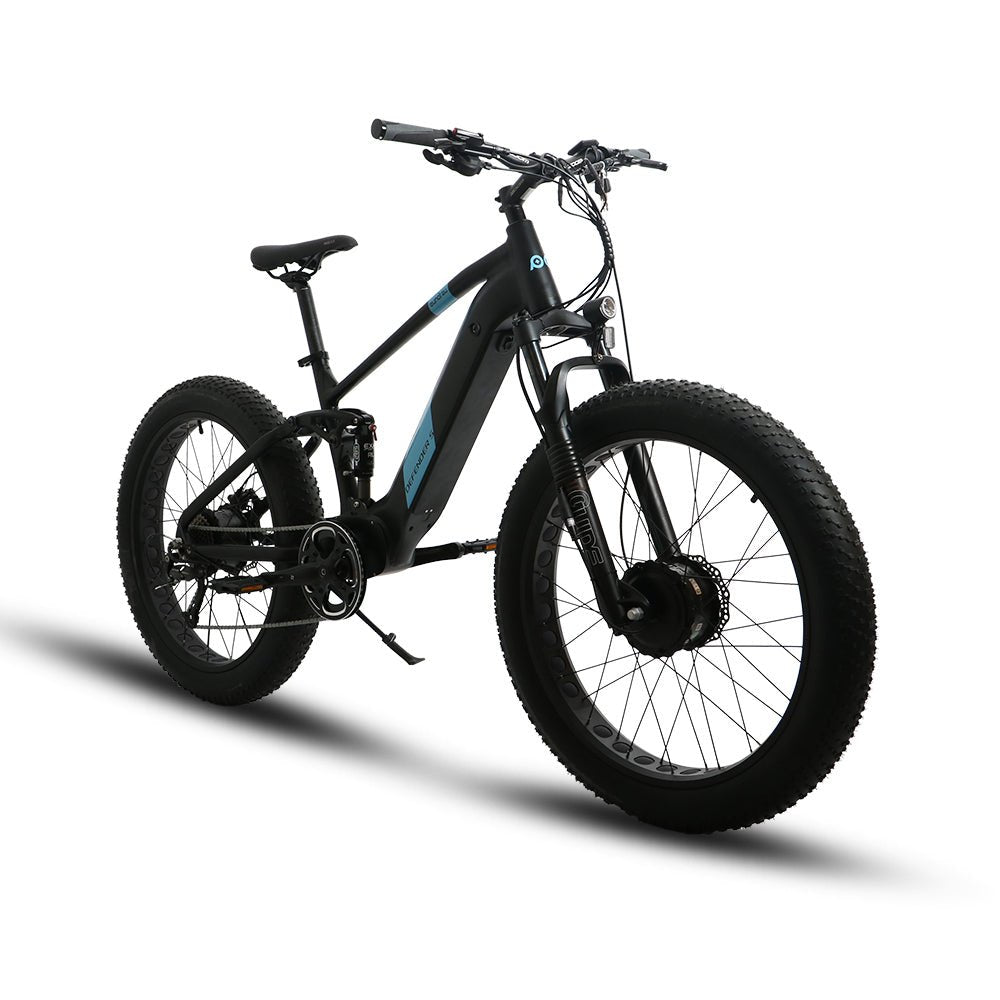 DEFENDER - S - Electric Bicycle - DEFENDER-S-AWD-26-17-BK eBike Super Shop