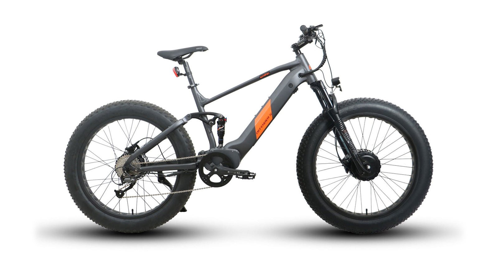 DEFENDER - S - Electric Bicycle - DEFENDER-S-AWD-26-17-GR eBike Super Shop