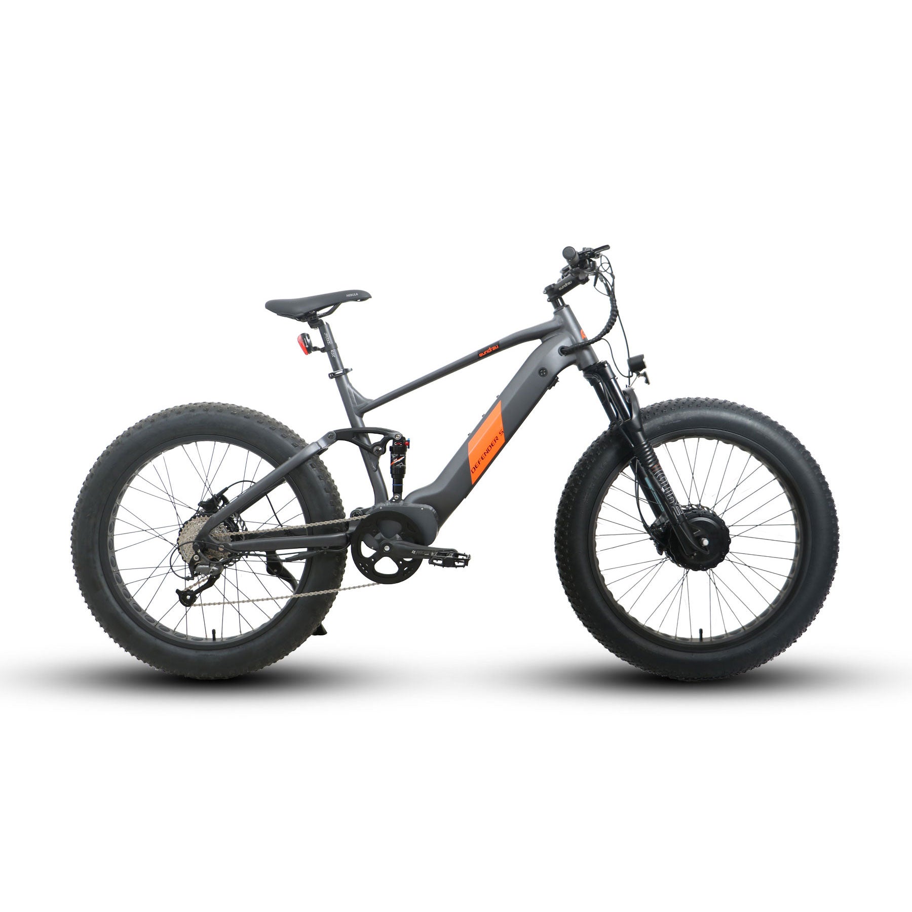 DEFENDER - S - Electric Bicycle - DEFENDER-S-AWD-26-17-GR eBike Super Shop