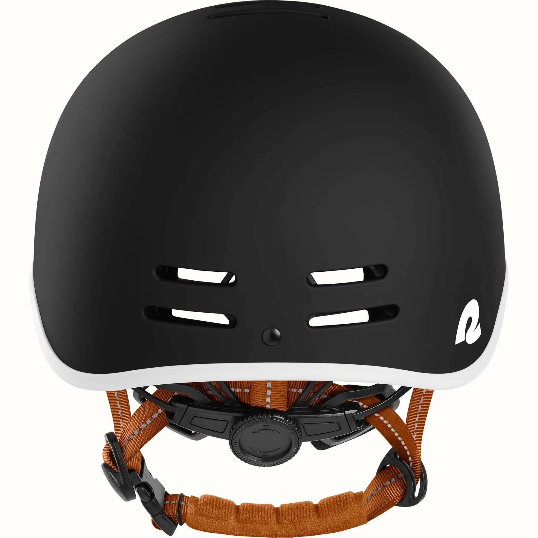 Matte black Retrospec Remi eBike helmet, side view, showing adjustable straps and ventilation holes.