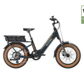 Obsidian black Velotric GoMad eBike side view, showcasing its sturdy frame, thick tires, and integrated battery design.