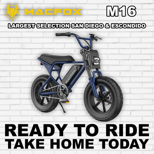 eBike Macfox M16 - Navy Blue - Ready to Ride