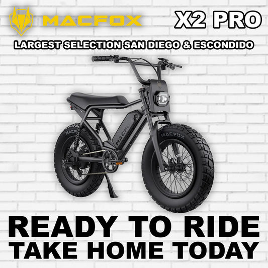 eBike Macfox X2 Pro - Black - Ready to Ride