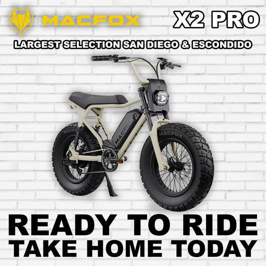 eBike Macfox X2 Pro - Desert Beige - Ready to Ride