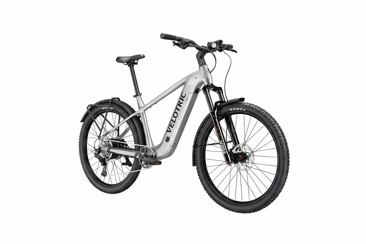 Velotric Summit 2 eBike in Glacial Silver, Regular Large size, side view product image