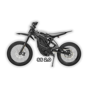 eMOTO eRide Pro SS 2.0 electric bike in black, shown in its box