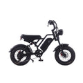Black eBike Ailife A7 Mini, side view, compact frame, modern design, displayed on a white background