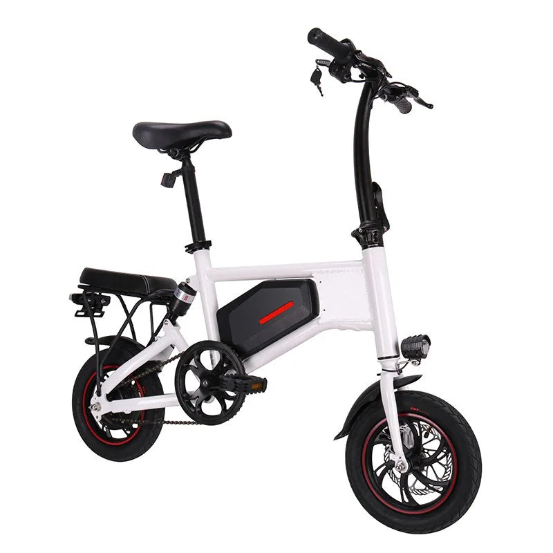 White eBike Ampira X5 side view against a plain background