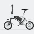 White eBike Ampira X5 side view, showcasing sleek frame design and integrated battery