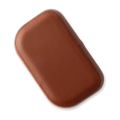 Brown eBike backrest accessory for Murf Cargo, product image showing backrest attached to bike seat.