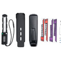 Black Macfox X1S eBike accessory battery, rectangular shape with visible connector ports, displayed on a white background.