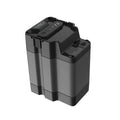 A black MZFT 52V 10Ah eBike battery with a compact rectangular design, shown on a white background.