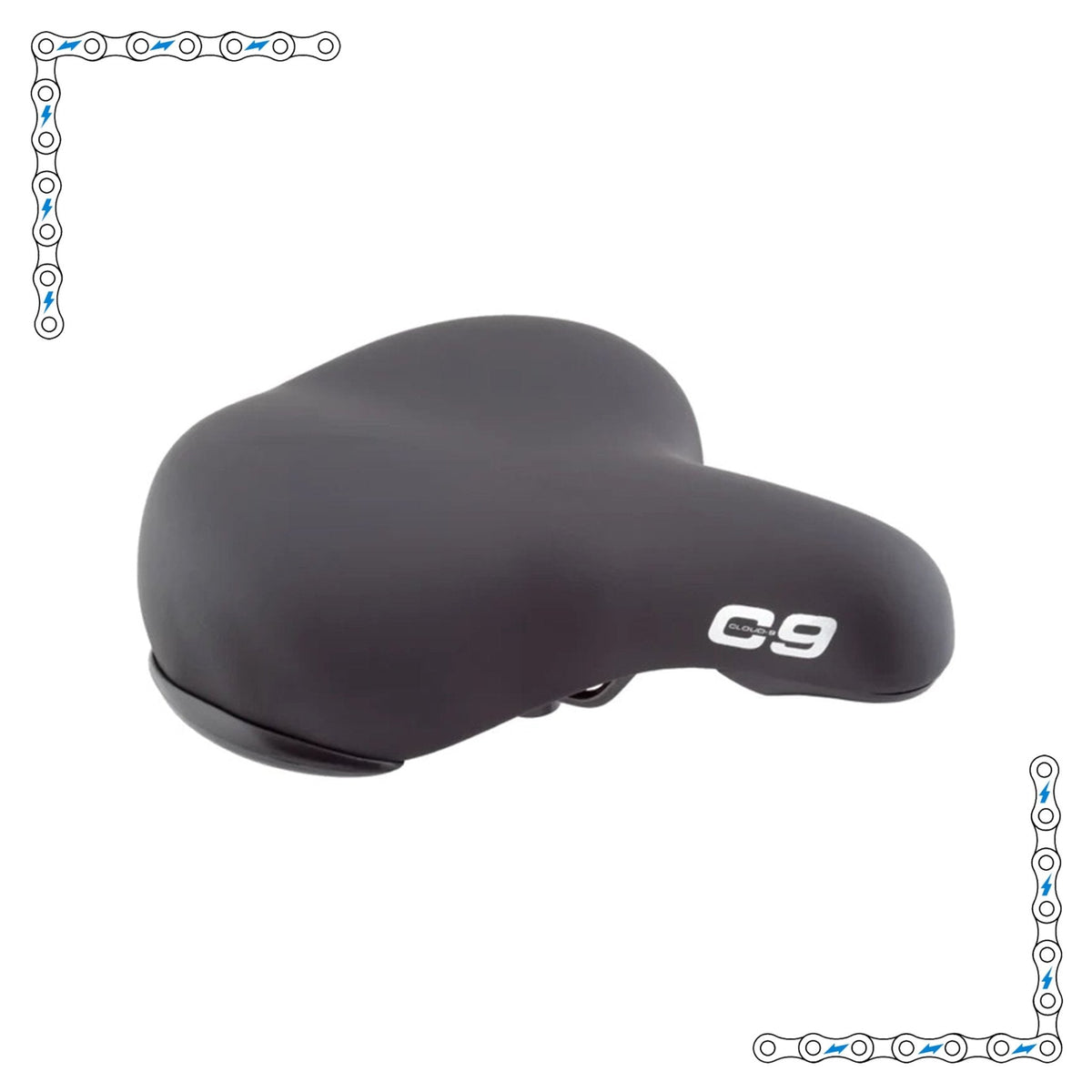 eBike Black C9 Couch Seat for Electric Bike - Parts - C9|ACCES|0465 eBike Super Shop