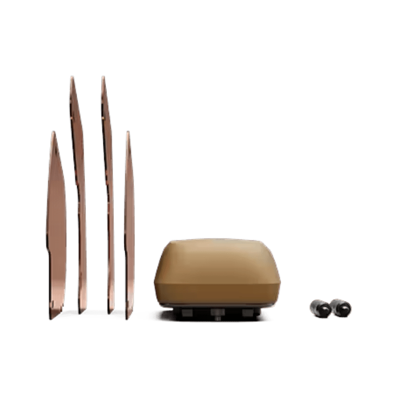 Segway Muxi Passenger Kit accessory for eBike, showing the kit components arranged together on a white background.