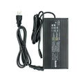 Super73 48V 5A eBike charger with power cord, black rectangular unit, product image on white background