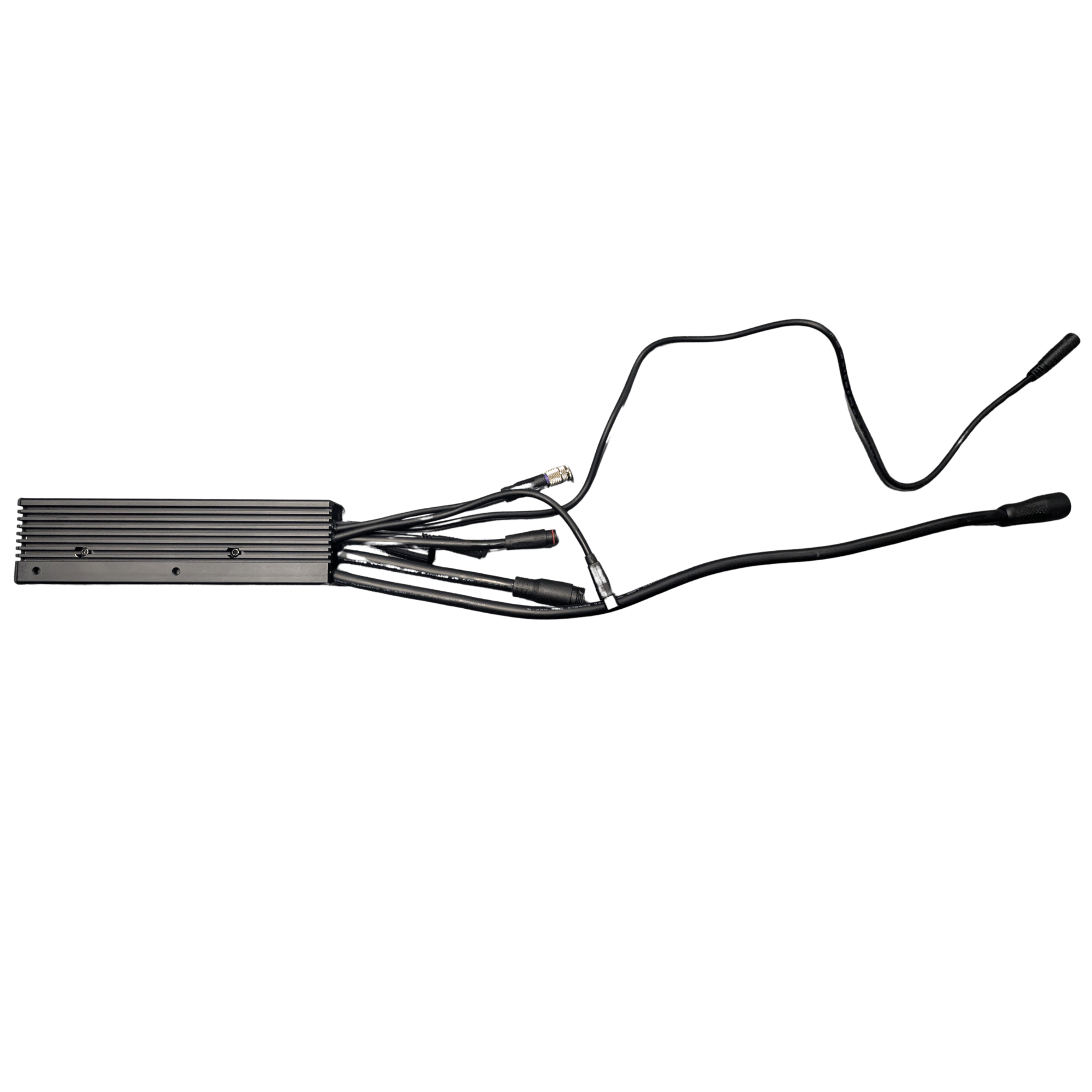 Close-up view of the FTEX EP600 E126 eBike controller designed for Super73 Z Series, showing detailed wiring and component layout.