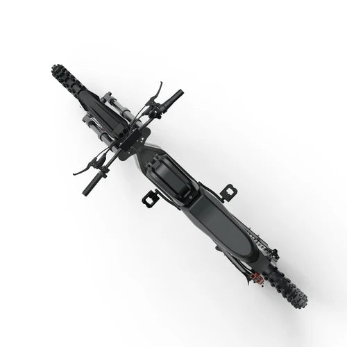 Coswheel R19 electric bike in black, shown from a side angle on a white background, highlighting its thick tires, sturdy frame, and modern design.
