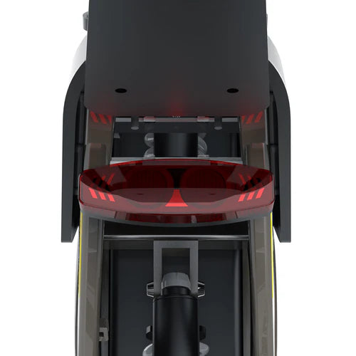 Coswheel R19 electric bike in black, shown from a side angle with thick tires, front suspension, and a sturdy frame, displayed on a white background.