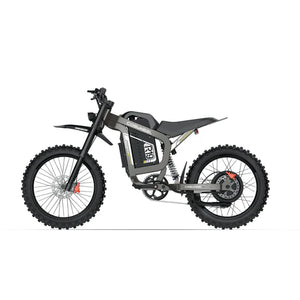 Coswheel R19 electric bike in gray, side view, displayed on a white background
