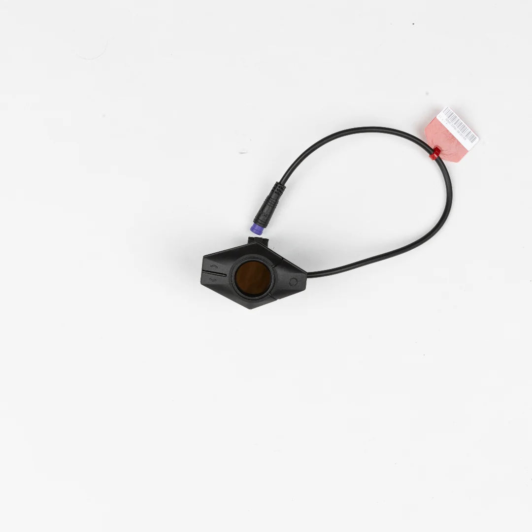 Front view of the Super73 Diamond Display (W1) eBike display unit showing the digital screen and control buttons.