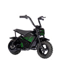 A compact eBike Drift Hero 250W Mini in black, shown from a side angle, highlighting its small frame, thick tires, and minimalist design.