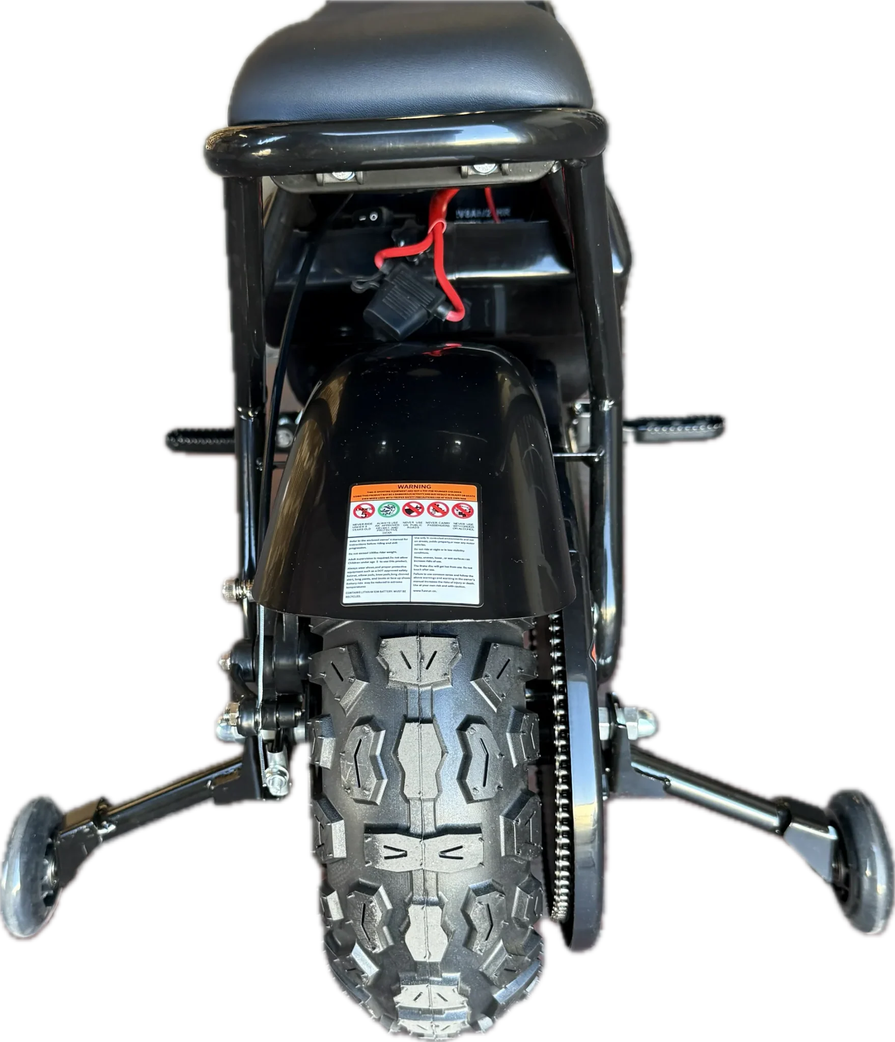 A compact eBike Drift Hero 250w Mini in black, featuring a sturdy frame, small wheels, and ergonomic handlebars, designed for urban commuting and easy maneuverability.