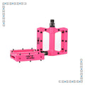 Electric bike pedals in a bright electric pink color, designed for eBikes, product image.