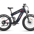 Black Freesky Alaska Pro M-520 electric bike, side view, showcasing sturdy frame and fat tires