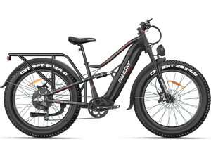 Black Freesky Swift Horse Pro X-6E electric bike, side view, showcasing frame design and components