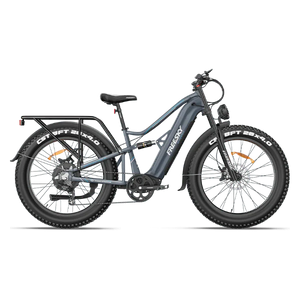 Blue Freesky Swift Horse Pro X-6E electric bike, side view, showcasing frame design and components