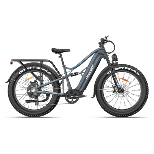 Blue Freesky Swift Horse Pro X-6E electric bike, side view, showcasing frame design and components