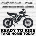 Army green eBike Ghostcat F3X.2, side view, product image, model R2R