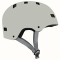 Matte oat Retrospec Dakota eBike helmet, side view, with adjustable straps and multiple air vents