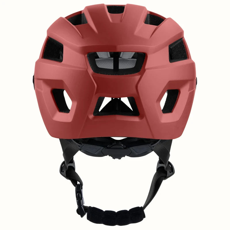 Matte black Retrospec Rowan mountain bike helmet with multiple air vents, adjustable straps, and a sleek, modern design, displayed on a plain background.