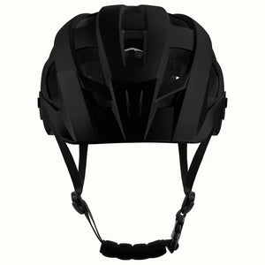 Matte black Retrospec Rowan mountain bike helmet for eBikes, side view, size 5